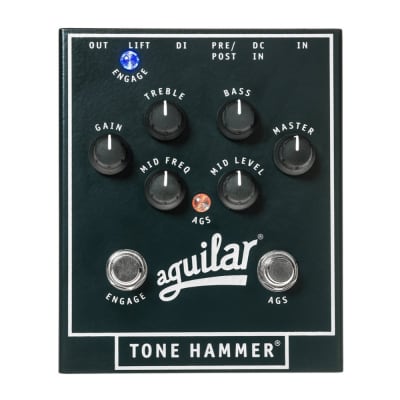 Aguilar Tone Hammer Bass EQ Effect Pedal Preamp (Direct Box) for sale