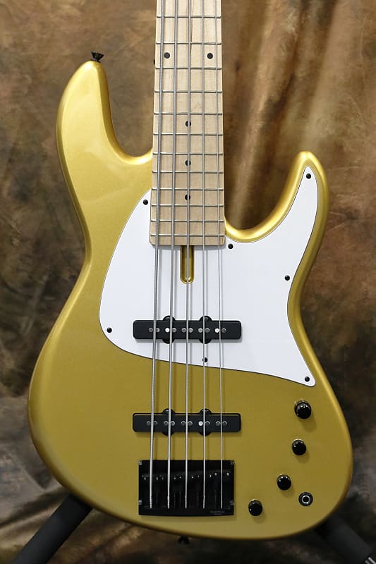 Fodera NYC Empire 5 Strings 70FH/21 2021 Shoreline Gold | Reverb