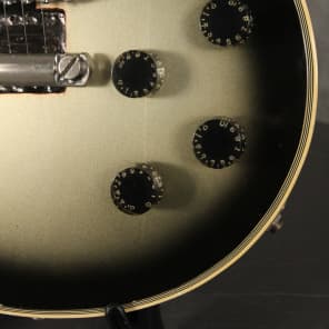 Gibson Les Paul Custom left over tremolo route 1981 Silverburst image 13
