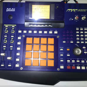 Akai MPC 4000 Blue EB4JS FX, 80gb HD, 512MB RAM, Fat Pads & new