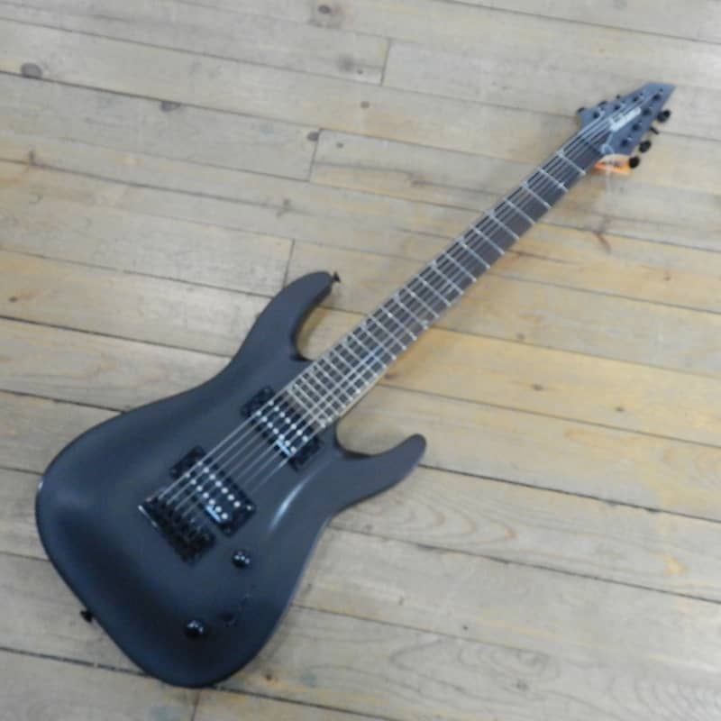 Jackson JS22-7 DINKY 2015-present - Black | Reverb