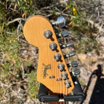 Immagine Fender Stratocaster Left Handed Olympic White Electric Guitar Japan MIJ Lefty - 15