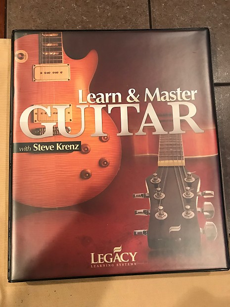 Learn Master Guitar Expanded Edition 20 DVDs 5 CDs Lesson Book With Steve Krenz