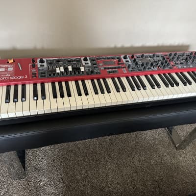 Nord Stage 3 SW73 Compact 73-Key Semi-Weighted Digital Piano 2017 - Present - Red
