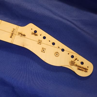 27 quot scale Baritone Tele Conversion Neck Template Reverb
