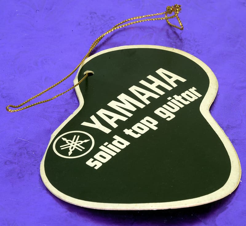 Yamaha Solid Wood Top Hang Tag '90s image 1
