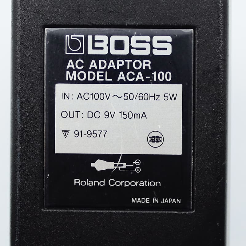 Boss BF-1 Flanger With ACA Adapter Made in Japana Vintage Guitar Effect  Pedal