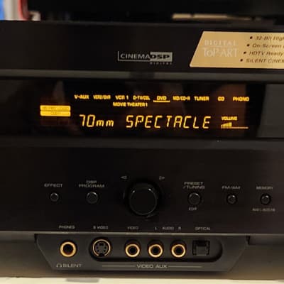 Yamaha Yamaha RX-V620 5.1 channel A/V receiver 90s  - Black