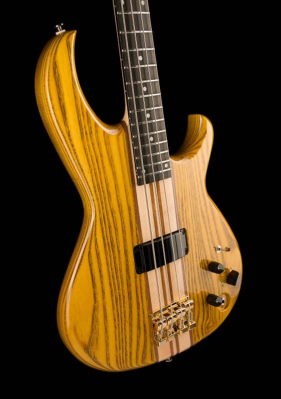 Aria Pro II SB-1000 Reissue 4-String Electric Bass Guitar Made in Japan Oak  Natural with Gig Bag