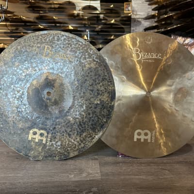 Used Meinl Byzance Jazz Thin Hi Hat Cymbals 14