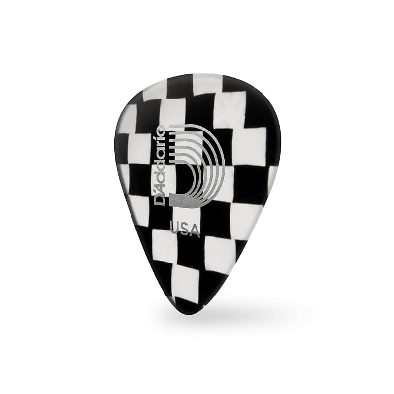 D'Addario Checkerboard Picks 1,00 mm 10-Pack, 1CCB6-10 - Set D'Addario Checkerboard Picks 1,00 mm 10-Pack, 1CCB6-10 - Set