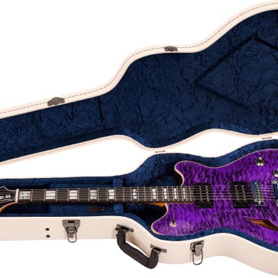 EVH SA-126 Special QUILTED MAPLE TOP QM Transparent Purple
