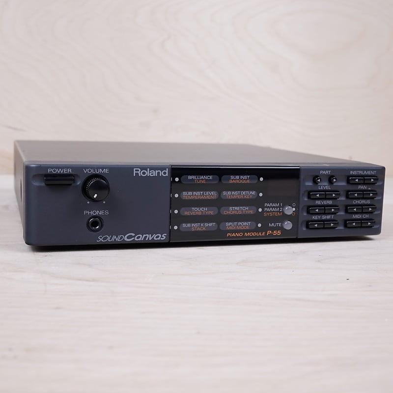 Roland Sound Canvas P-55 音源モジュール Roland P-55 Sound Canvas Piano Module | Reverb
