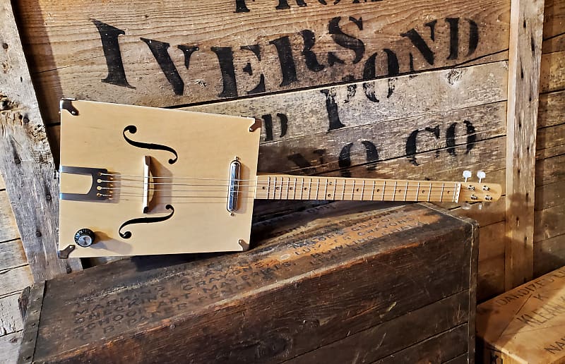 The "Tupelo Tenor" 4-String Acoustic/Electric DIY Box Guitar Kit image 1