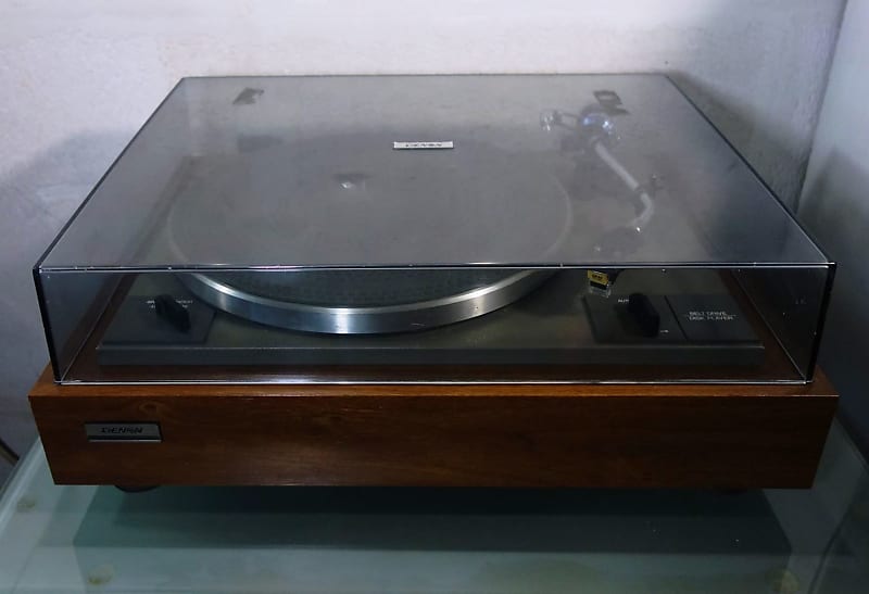 Platine vinyle vintage Denon SS-730 Belt Drive Turntable - Disk Player + cellule AKAI PC-100 - 1970' image 1
