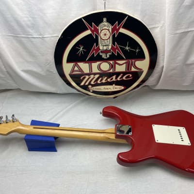 Squier Stratocaster by Fender - MIK Made in Korea 1990s - Torino Red / Maple neck image 14