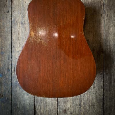 1953 Martin D-18 Acoustic  - Natural finish and hard shell case image 3