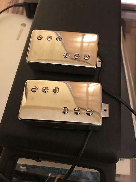 Fralin P92  Bridge and Neck pickup set with Nickel covers image 1