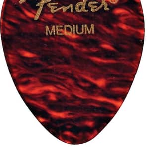 Fender 354 Shape Picks, Shell, Medium, 12 Count 2016