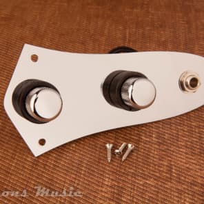 '60-'61 Jazz Bass "STACK KNOB" Control Plate. Concentric CTS Pots. Reproduction Capacitors. image 1