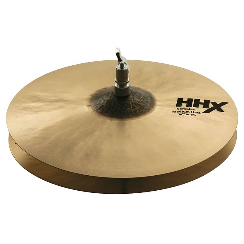 Sabian 14" HHX Complex Medium Hi-Hat Cymbals (Pair) image 1