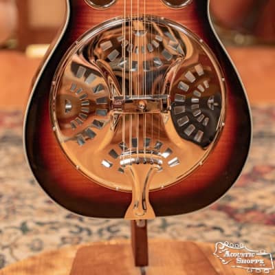 Recording King RR-75PL-SN Phil Leadbetter Signature All Flamed Maple Resonator Guitar #0026 image 5