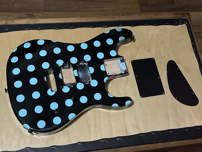 2020 Model Indonesian Kramer Nightswan Polka Dot Semi Loaded Reverb