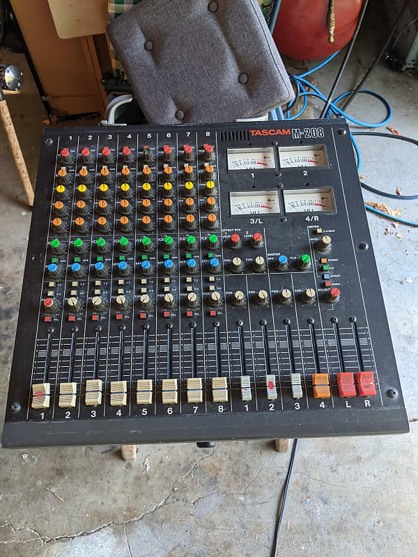 TASCAM M208 8 Channel Mixer 1980s Reverb UK