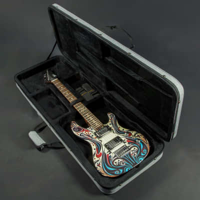 Lindo Electric Guitar Eco Hard Case | Plush Lined with Storage Pockets | Sustainable and Eco-Friendly | Designed in The UK | Grey Fabric Finish (Guitar NOT Included) image 6