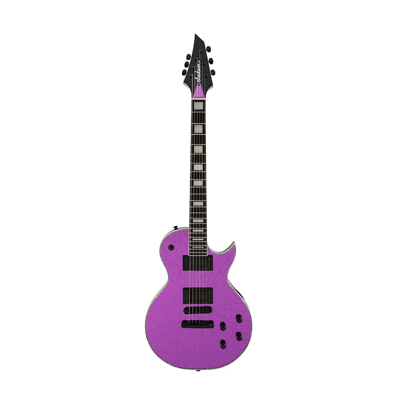 Jackson Pro Series Signature Marty Friedman MF-1 6-String, Ebony Fingerboard, Mahogany Body, and Cracked Mirror Top Electric Guitar (Right-Handed, Purple Mirror) image 1