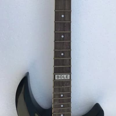 Black Finished Guitar Basswood Body with Maple Neck and Rosewood Fingerboard image 4