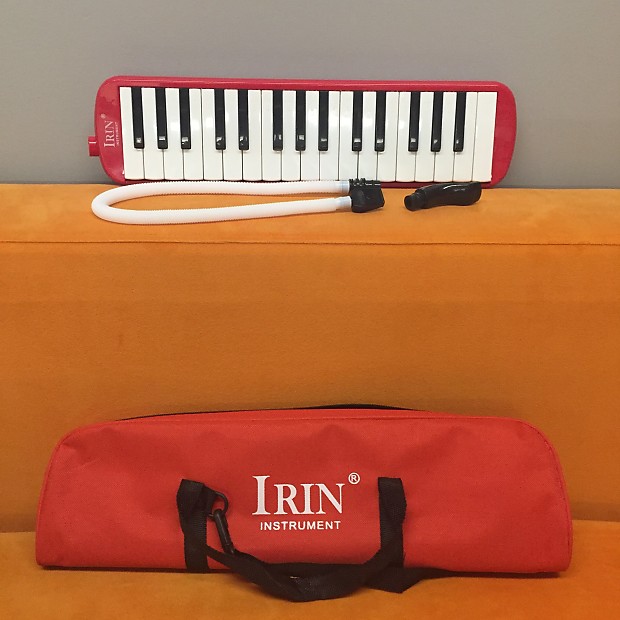 Irin Melodica Red with carrying case Reverb