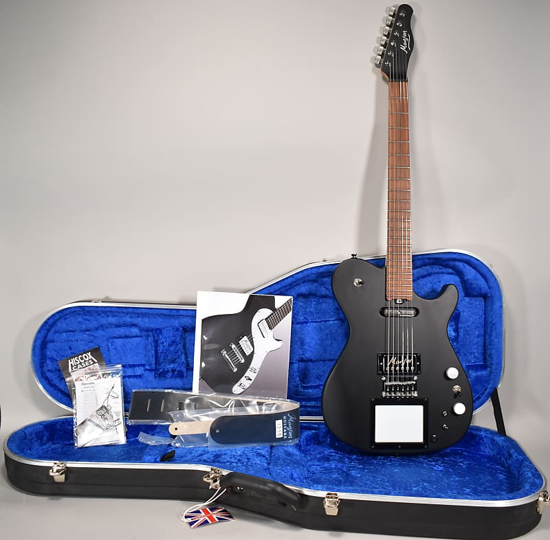 NEW Manson MA2 Evo S Electric Guitar Matte Black Sustaniac XY MIDI Screen w/OHSC image 1