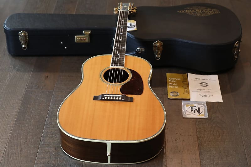 2002 Gibson Custom Shop J-45 Rosewood Natural Acoustic Guitar + OHSC