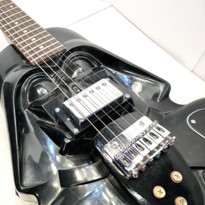 Electric guitar made out of a vintage darth vader star wars action figure case The Vadercaster 2019 image 6