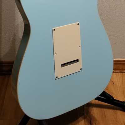 Fender Stratocaster Partscaster Double Bound Sonic Blue image 4