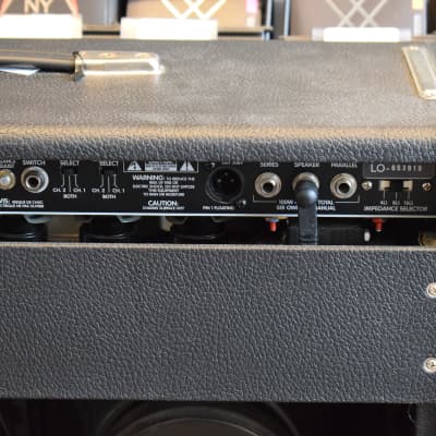 Fender Twin-Amp 2-Channel 100-Watt 2x12" Guitar Combo 1994 - 2001 - Black image 8