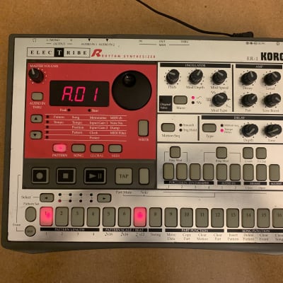 Korg Electribe-R ER-1 Rhythm Synthesizer 2000s - Silver