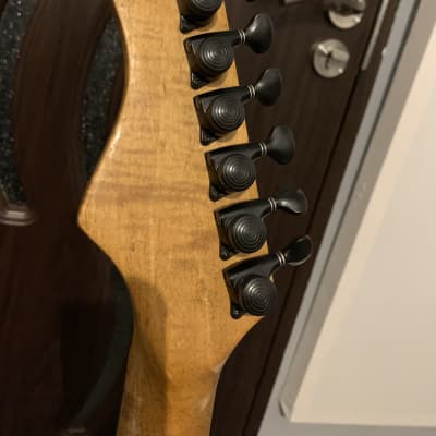 Electric guitar Stratocaster Style Vintage walnut image 5