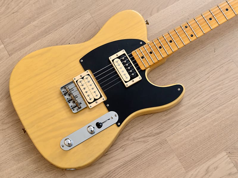 2002 Fender Jeff Beck Telecaster HTL52-JB TeleGib Butterscotch w/ Dimarzio  Virtual PAF & Tags, Japan