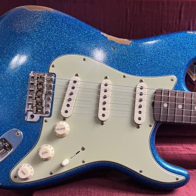 Fender '61 Relic Custom Shop Stratocaster Dealer Special Order 2023 - Blue Sparkle image 1