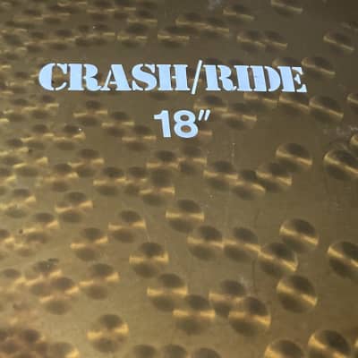 Paiste Scott Rockenfield's Queensrÿche, 18" Rude, 2002 Crash/Ride A, Cracked, Autographed! (#3) 1990s image 9