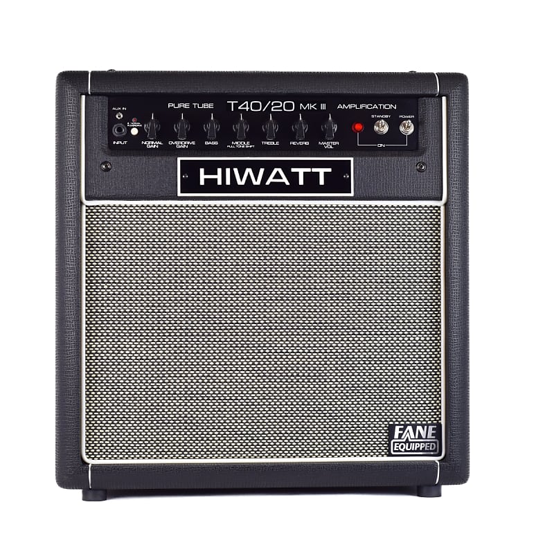 Hiwatt T40/20C112 Switchable 40W/20W Guitar Amp Combo w/ 1X12” Octapulse Speaker image 1