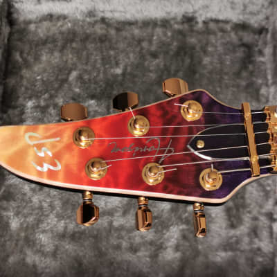 ESP Horizon CTM FR See Thru Pink Purple Gradation Finish High-End Guitar image 15