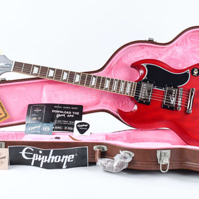 Epiphone 61 Les Paul SG Standard Aged Sixties Cherry image 3