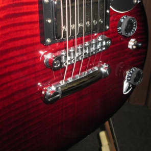 Schecter S-II Custom Sg Guitar 2015 See Thru Cherry Burst W/ Case USA Schecter Pickups New image 5