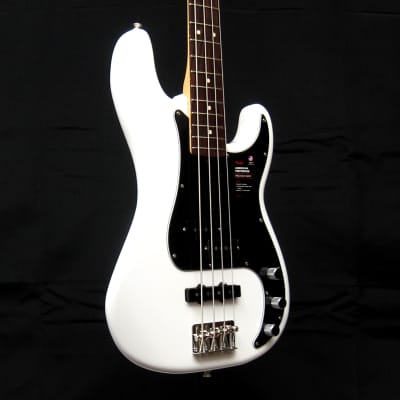 Fender American Performer Precision Bass, Rosewood Fingerboard, Arctic White image 6