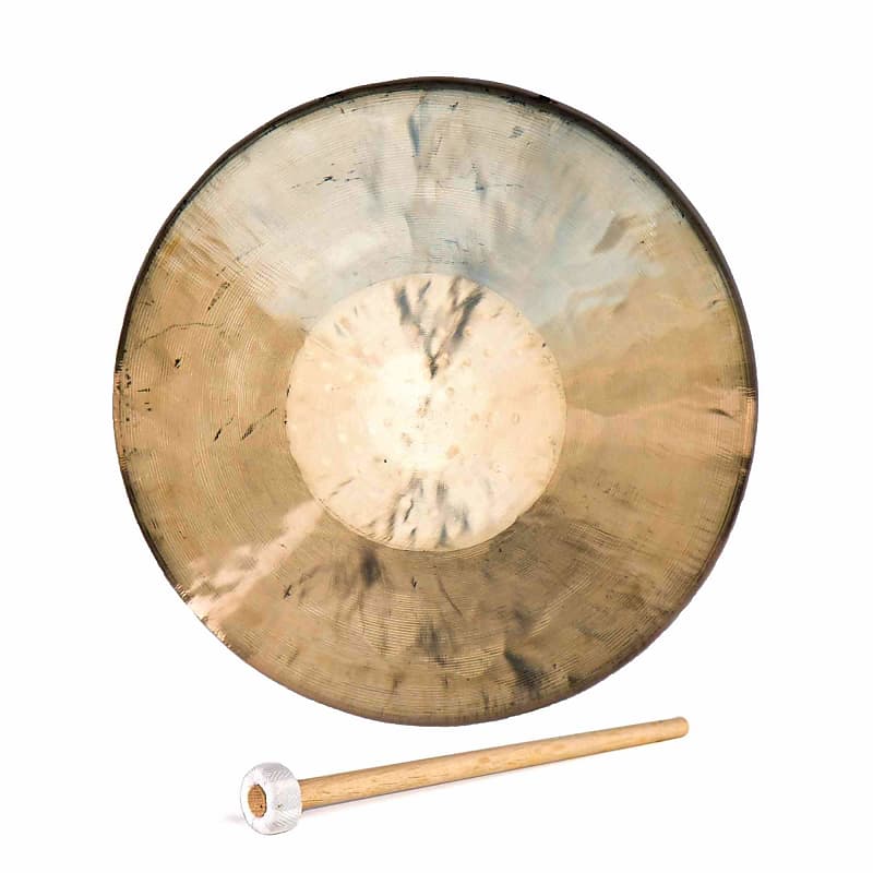 08.5" Hand Opera Gong with Beater Medium Pitch image 1