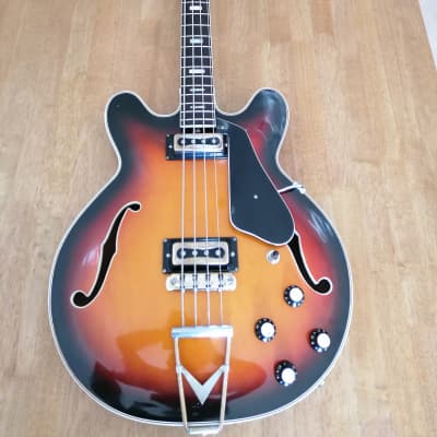 RARE 1965 Crucianelli 335 Elite Bass Made in ITALY Vintage @ fender hoyer Gibson Coronado veritine rivoli eb Hofner vox cougar 5001 Viking Hagström image 5