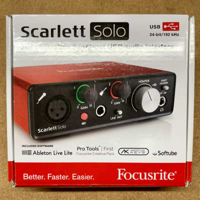 Focusrite Scarlett Solo 2nd Gen USB Audio Interface